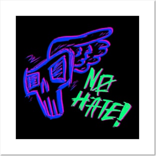 NAT SKULL No Hate edition Posters and Art